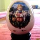Porcelain Egg M. J. Hummel - Favorite Pet
