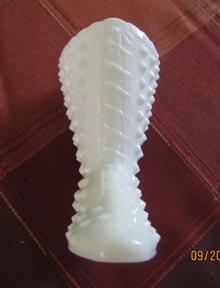 Milk Glass Fenton Hobnail Boot