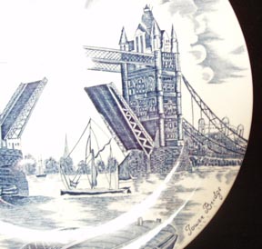 Tower Bridge Plate Johnson Brothers