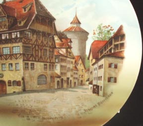Old Nuremberg Albrecht Durerhaus Plate
