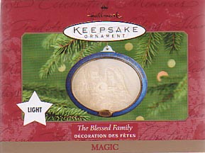 Hallmark Christmas Ornament - The Blessed Family 2000