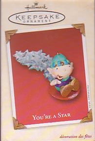 Hallmark Christmas Ornament - You're a Star 2002