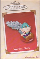 Hallmark Christmas Ornament - You're a Star 2002