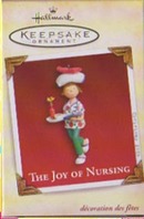 Hallmark Nurse Christmas Ornament - The Joy of Nursing 2005