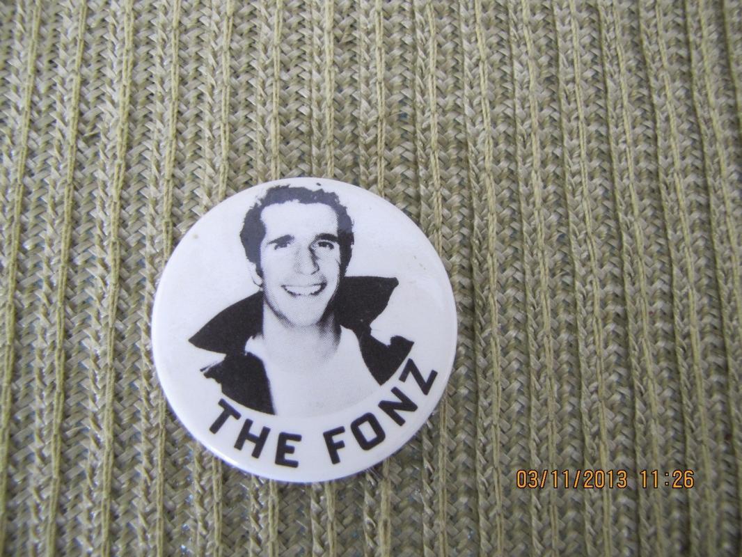 The Fonz Pin-Back Button