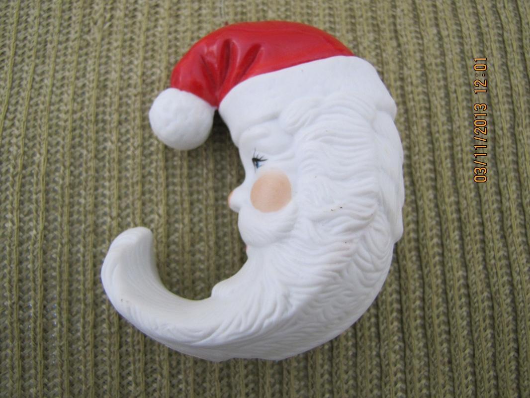 Dept. 56 Christmas Ornament Santa in the Moon