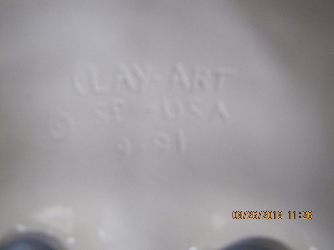 Clay Art Mask Man in the Moon