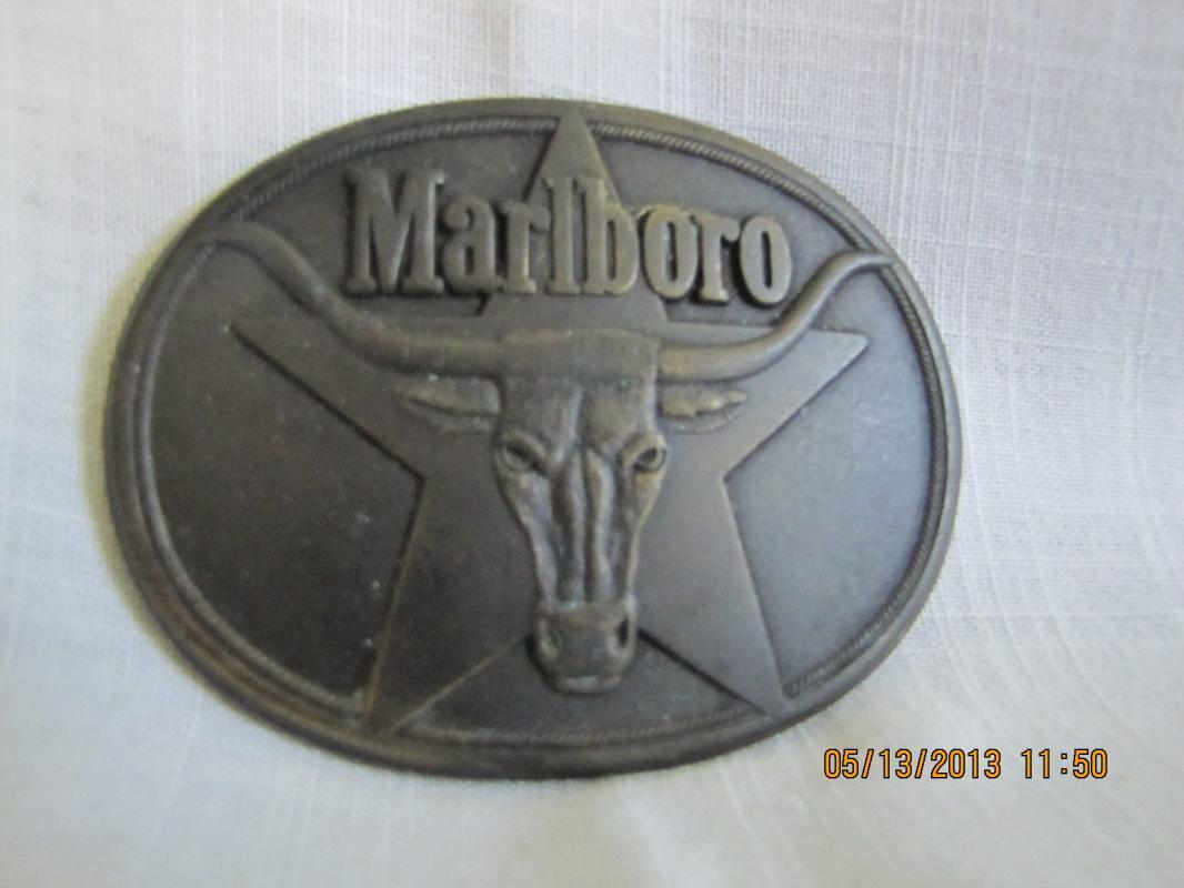 Marlboro Brass Belt Buckle