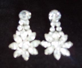 Weiss Rhinestone Earrings