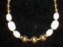 Napier Choker Cream and Gold