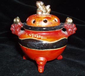 Japanese Foo Dog Incense Burner