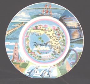 Souvenir Plate Florida
