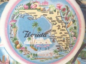Souvenir Plate Florida