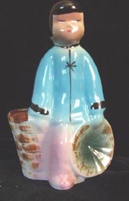 Figural Planter Chinese Girl