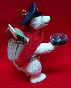 Hallmark Bear Polar Post Christmas Ornament