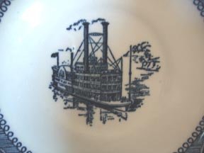 Currier & Ives Cup and Saucer Royal China