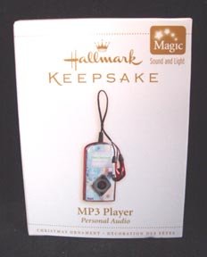 MP3 Player Christmas Ornament Hallmark