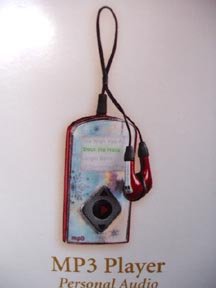 MP3 Player Christmas Ornament Hallmark