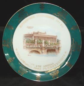 Plate Pittsburgh Commandery No. 1 K.T. 1903 German