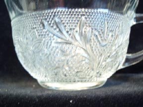 Sandwich Glass Cups - Set of 2