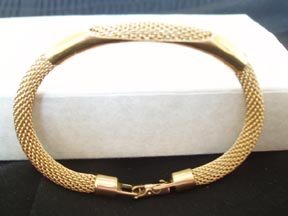 Bracelet - Goldtone Mesh