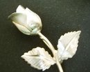 Rose Pin Goldtone