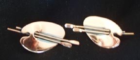 Renoir Earrings Copper Artist's Palette