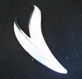 Trifari Feather Pin