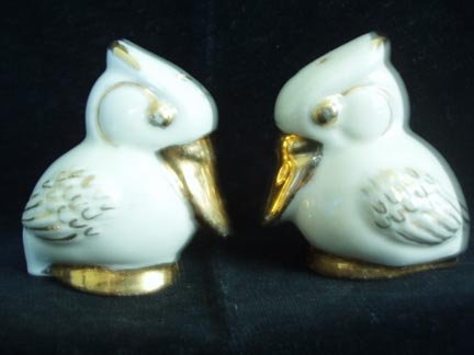 Bird Salt and Pepper Shakers Old