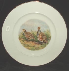 Game Plate - Quail - Josef Kuba