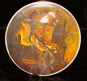 Christmas Plate Rockwell