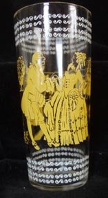 Drinking Glasses in Carrying Rack