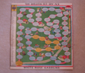 Advertising Game Oil Company - National Refining/En-Ar-Co/White Rose Gasoline