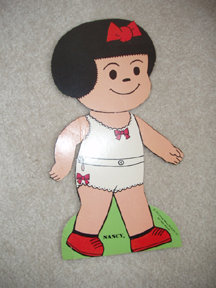 Nancy Sluggo Paper Dolls Cut