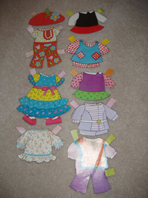 Nancy Sluggo Paper Dolls Cut