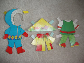 Nancy Sluggo Paper Dolls Cut