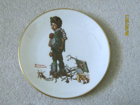 End of Christmas - Rockwell Gorham Danbury Mint