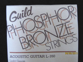 GUILD PHOSPHOR BRONZE ACOUSTIC GUITAR STRINGS .012-.053