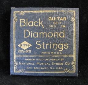 Lot of 5 Black Diamond Guitar Strings made by National Musical String Company