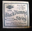 Lot of 5 Black Diamond Guitar Strings made by National Musical String Company