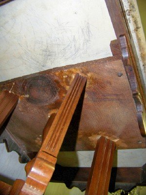 Rectangular East Lake Walnut Table with With