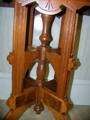 Rectangular East Lake Walnut Table with With