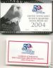 2004 US SILVER State Proof Set with Certificate of Authenticity 5 coins
