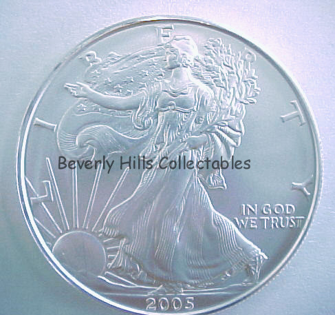 2005 AMERICAN EAGLE 99.9% Silver Bullion 1 oz