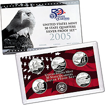 2005 SILVER STATE PROOF Set Certificate of Authenticity New in Box