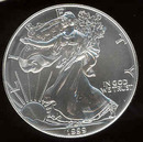 1999 American Silver Eagle 1 oz 99% Silver Bullion