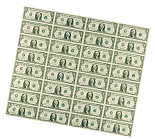 Series 2003A 32-Subject $1 Notes Sheet Roll