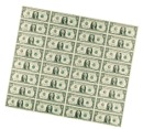 Series 2003A 32-Subject $1 Notes Sheet Roll