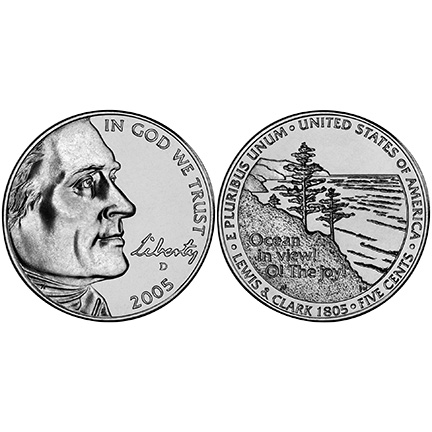 2005 Westward Journey Nickel Series Coin & Medal Set
