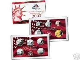 2003 Silver US Proof Set with Certificate of Authenticity